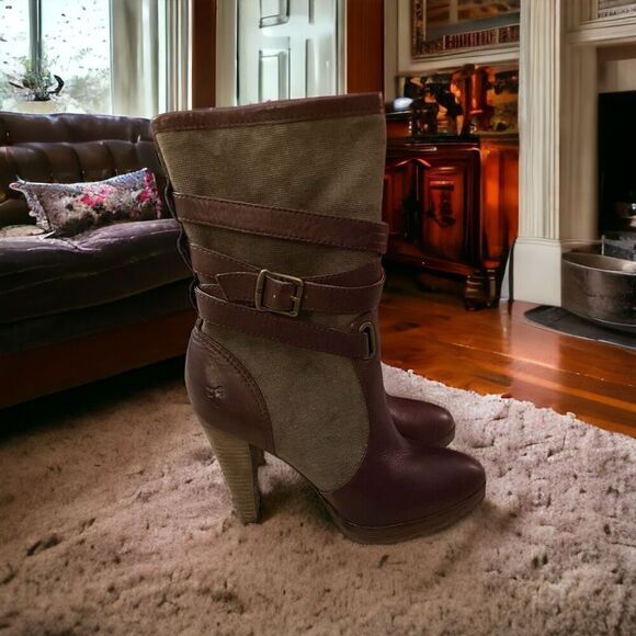 Frye Shoes - FRYE Harlow Boots Multi Strappy Harness Womens 7.5 M Dark Brown Suede - $358 MSR